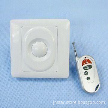 Wireless Remote-controlled Switch Panel, Used for Lamps, with 50m RF Range